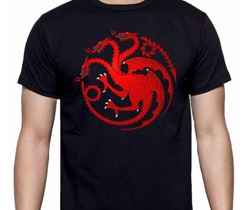 House Of The Dragon - Escudo Targaryen - Polera