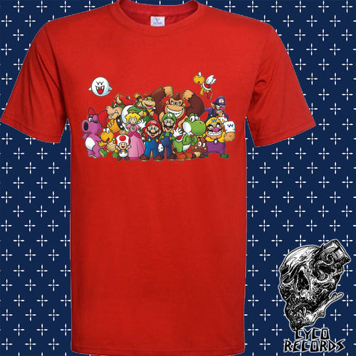 Personajes Mario - Videojuegos - Polera