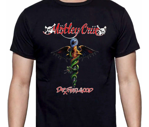 Motley Crue Dr Feelgood - Rock - Polera
