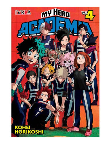 Manga My Hero Academia - Tomo 4 - Ivrea Arg.+ Reg.