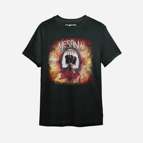 Alesana - The Emptiness Latin tour 2026 - Polera