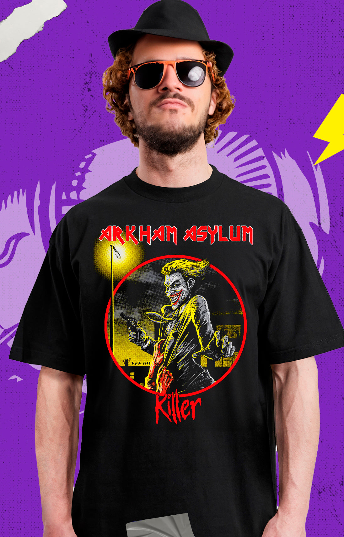 Arkham Asylum - Joker Killers - Polera