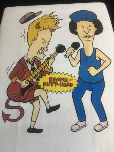 Beavis And Butthead Ac Dc - Animacion - Polera