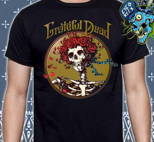 The Grateful Dead - Skull - Polera