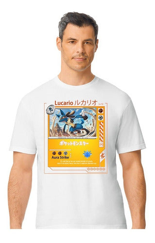 Pokemon - Lucario Tcg - Polera