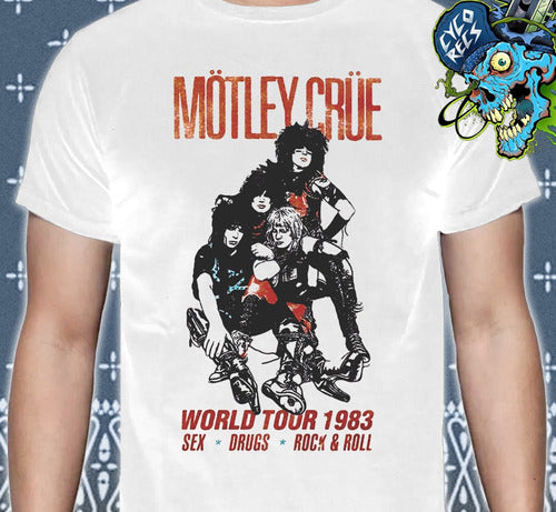 Mötley Crüe - World Tour 83 - Polera