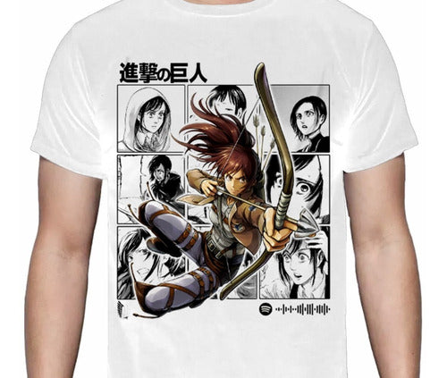Shingeki No Kyojin - Titanes Sasha Manga - Polera