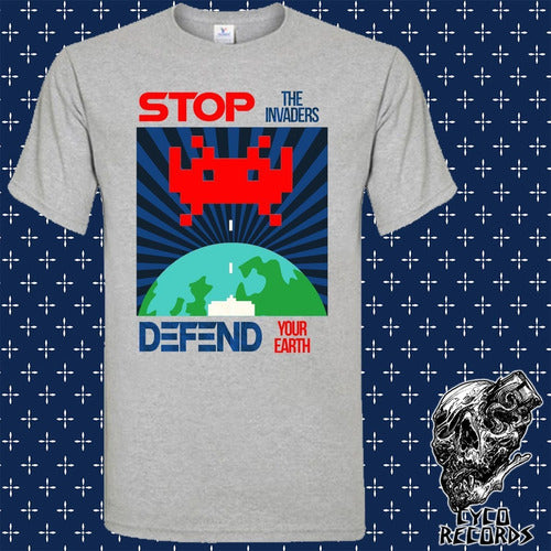 Space Invaders Defend - Videojuegos - Polera