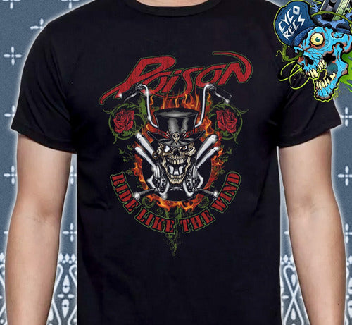 Poison - Ride Like The Wind - Polera
