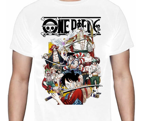 One Piece - Luffy Wano - Polera