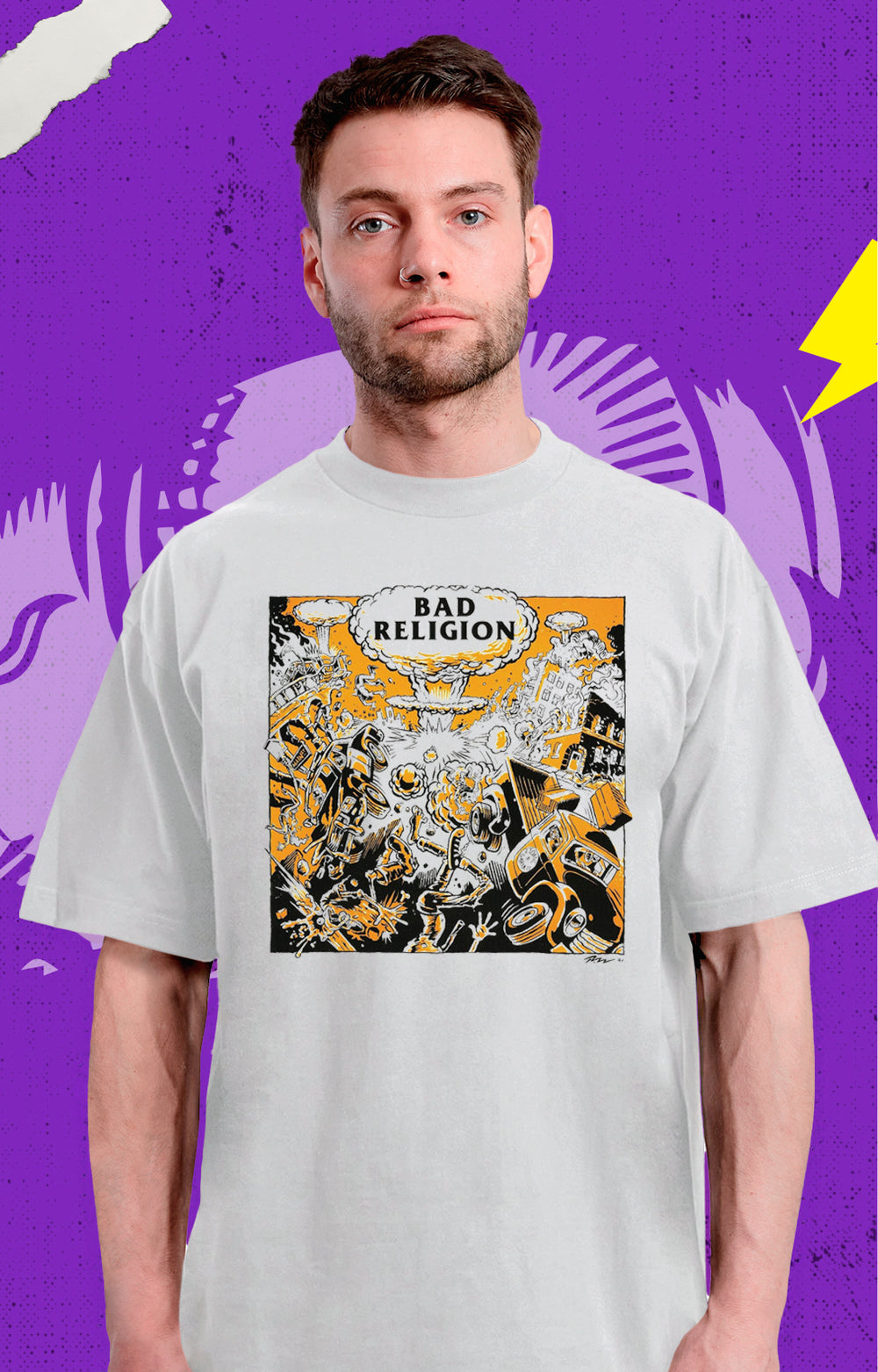 Bad Religion Ep - Blanca - Polera