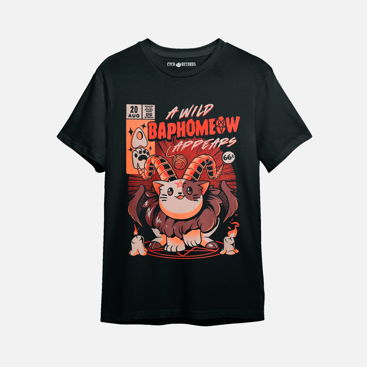 Baphomeow - Baphomet Gato - Polera