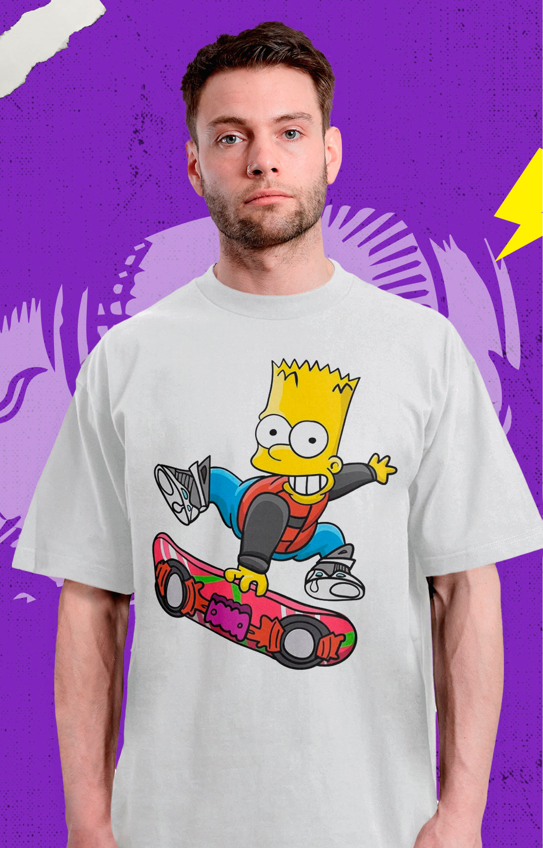 Los Simpsons - Bart Volver al Futuro - Polera