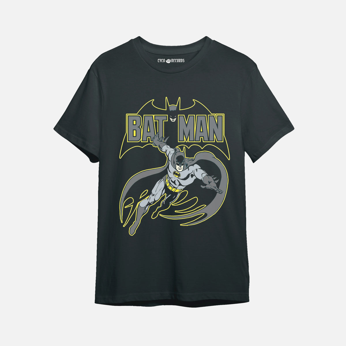 Batman - Vintage Logo Gris - Polera