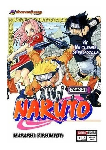 Manga Naruto Tomo 2 - Panini Argentina + Regalo