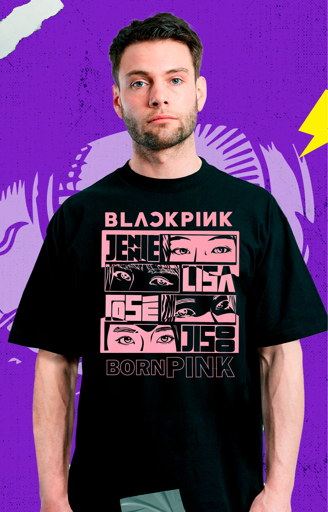 Black Pink - Ojos Born Pink - Polera