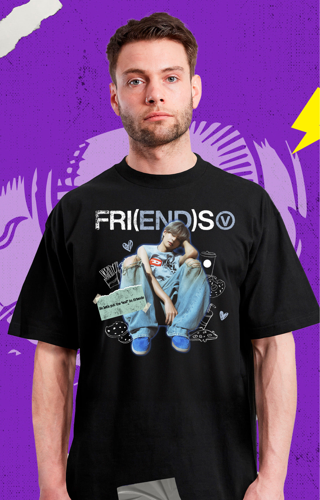 V Tae hyung - Friends K - Polera