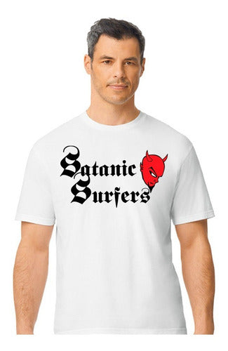 Satanic Surfers - Logo - Polera