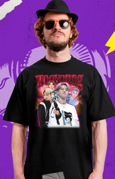 Wooyoung - kpop Ateez - Polera