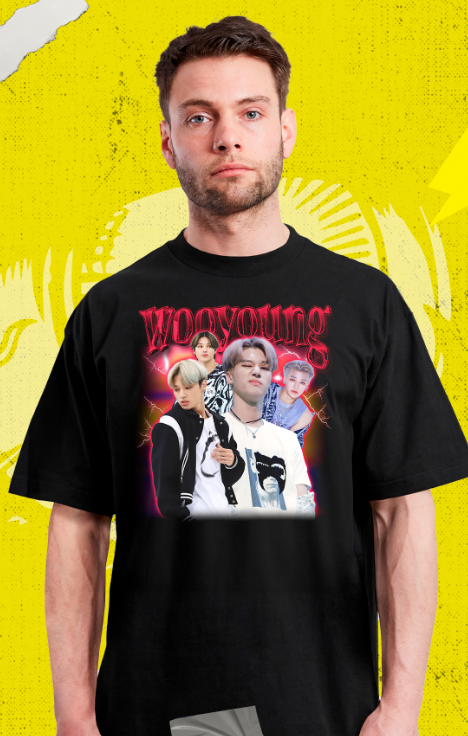 Wooyoung - Ateez - Polera