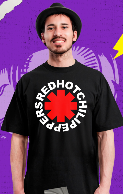 Red Hot Chili Peppers - Logo - Polera