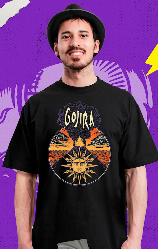 Gojira - Magma Art - Polera