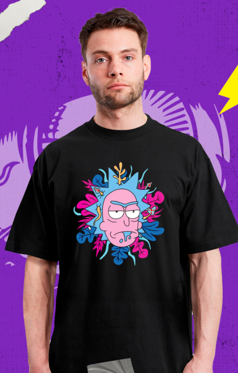 Rick And Morty - Angry Rick - Polera