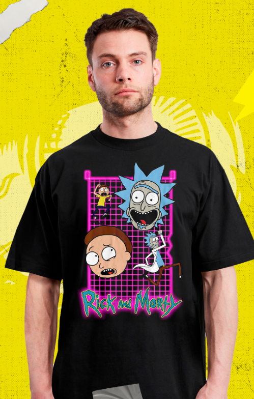 Rick And Morty - Square - Polera