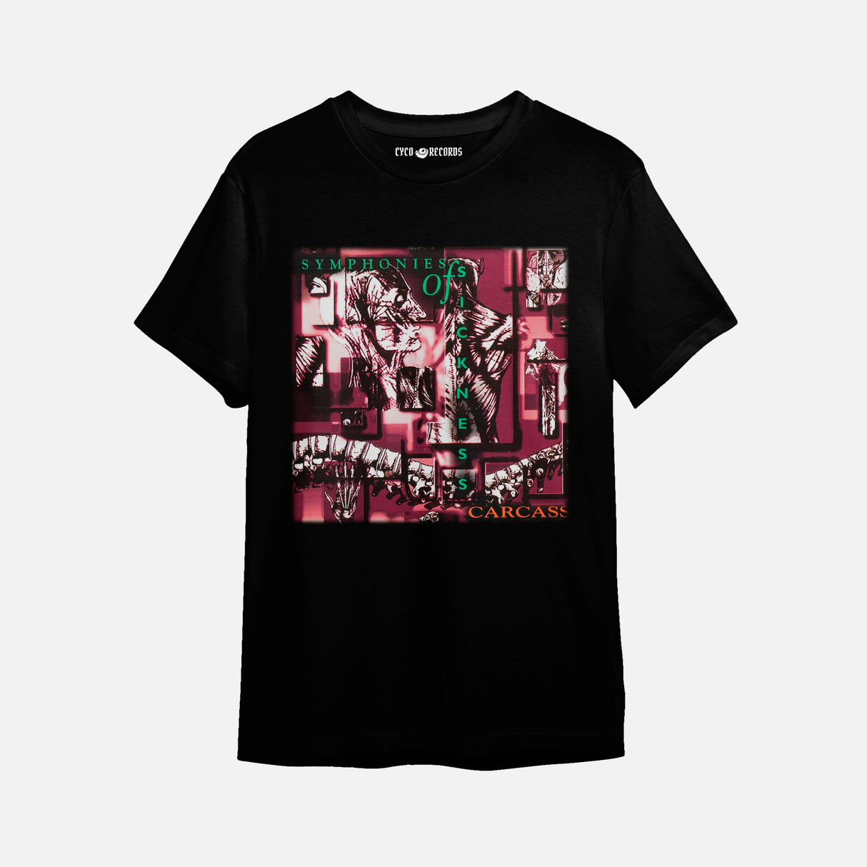 Carcass - Symphonies of sickness portada - Polera