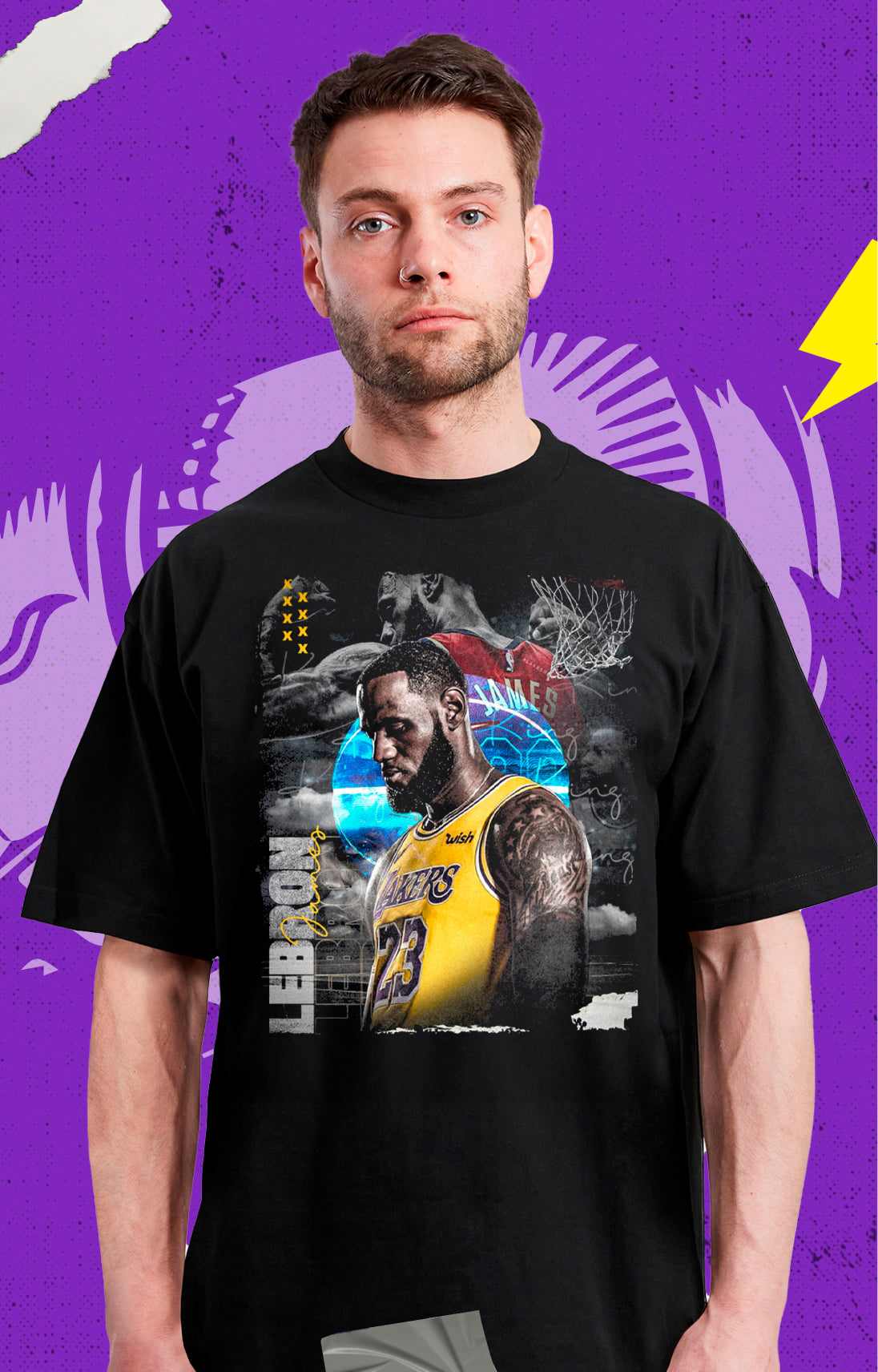 Lebron James - Collage - Polera