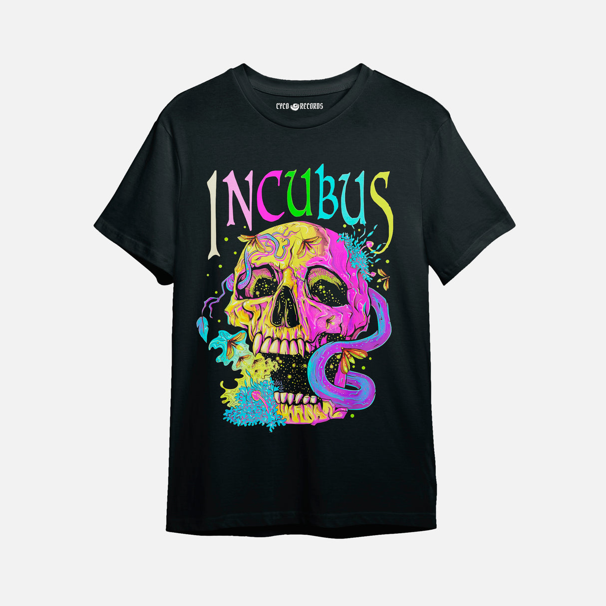 Incubus - Psychedelic Skull - Polera
