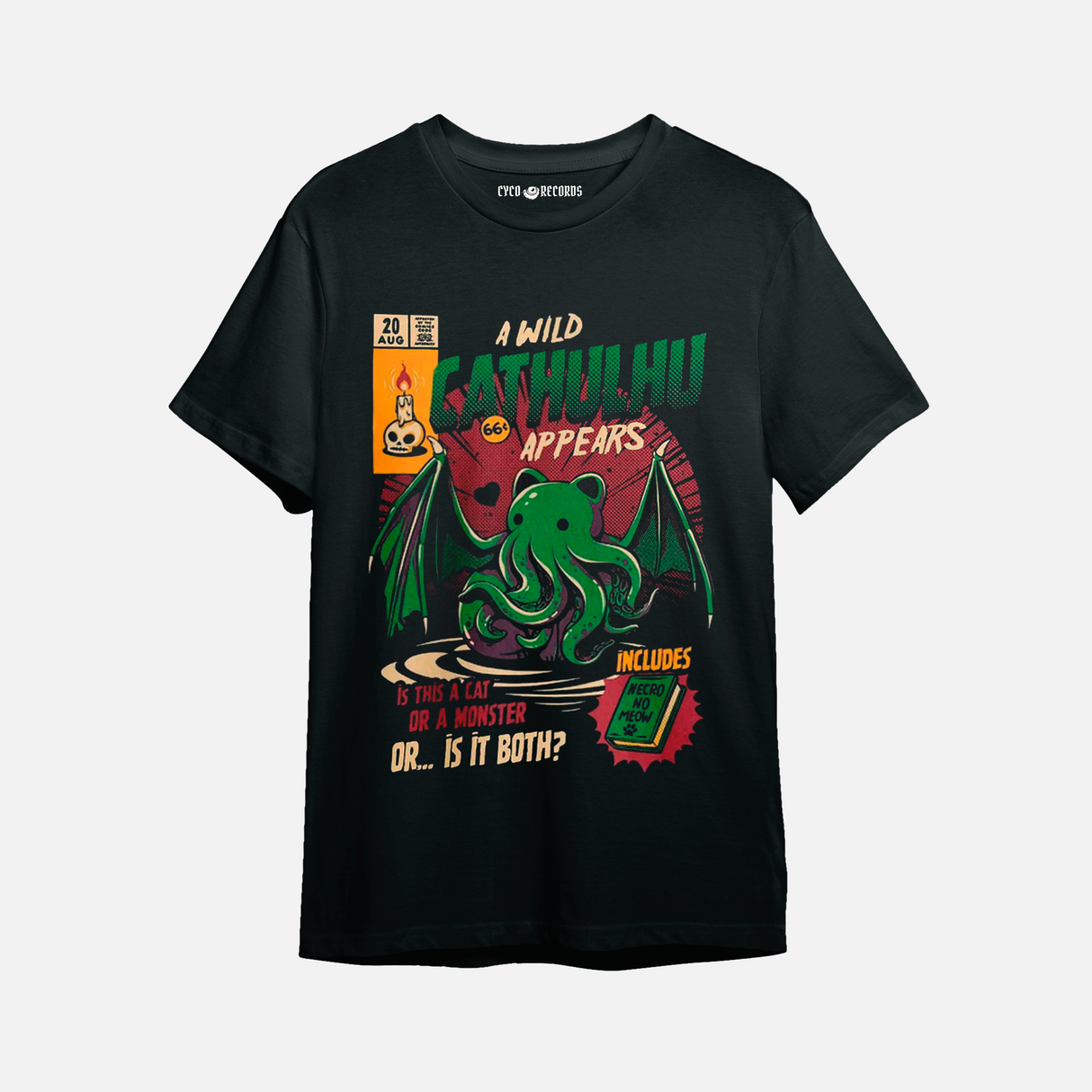 Cthulhu - Cathulhu Lovecraft - Polera