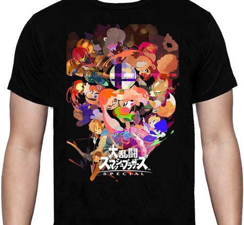 Smash Bros Todos Personajes - Cyco Records - Polera
