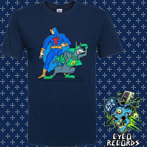Falconman Y El Perro Dinamita - Animacion - Polera
