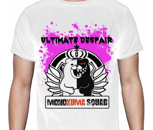 Danganronpa  Monokuma Squad  Polera Anime -  - Polera