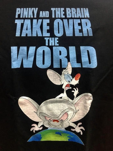 Pinky & The Brain Take Over The World - Animacion - Polera
