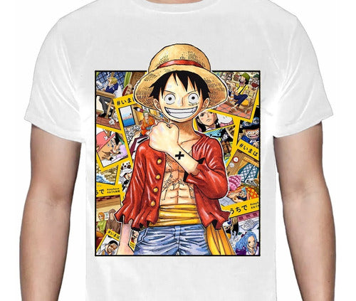 One Piece - Luffy Color - Polera
