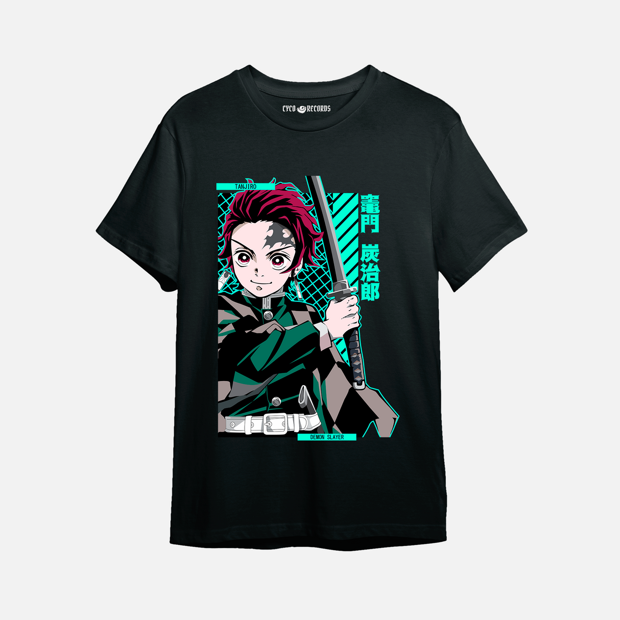 Demon Slayer - Tanjiro Verde - Polera