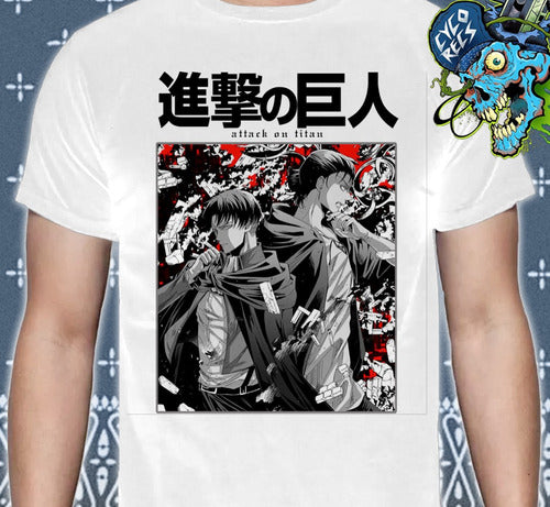 Levi & Eren - Shingeki No Kyojin Attack On Titan - Polera