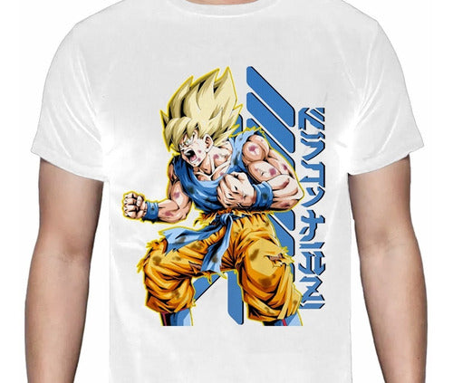 Dragon Ball - Goku Super Saiyajin Azul - Polera