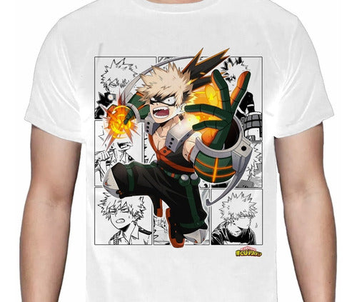 Boku No Hero - Katsuki Bakugo - Polera