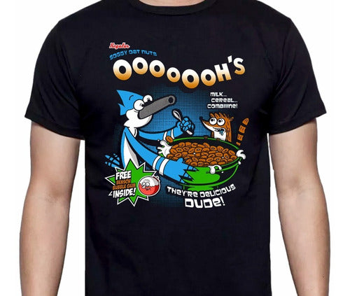 Un Show Más - Regular Show Cereal - Polera