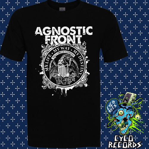 Agnostic Front - My Life , My Way , My Destiny - Polera