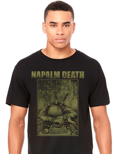 Napalm Death - Self Improve - Polera