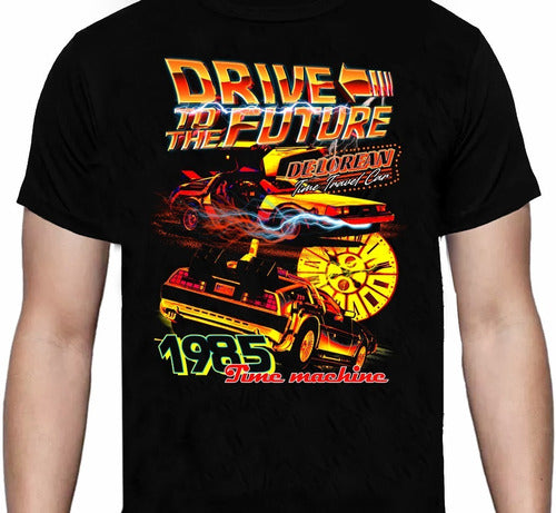 Volver Al Futuro Pelicula Delorean - Poleras - Polera