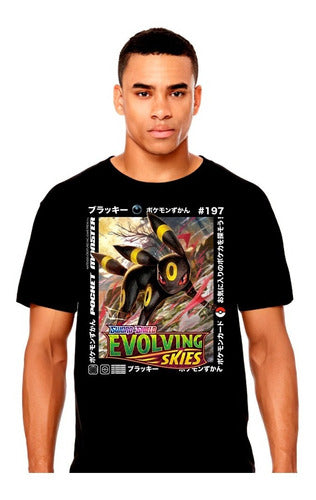 Pokemon Umbreon Tcg Videojuegos - Polera - Polera