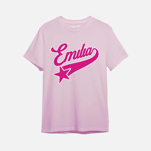 Emilia Mernes - Logo rosa - Polera