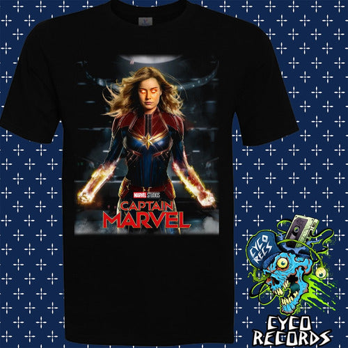 Captain Marvel - Peliculas De Culto - Polera