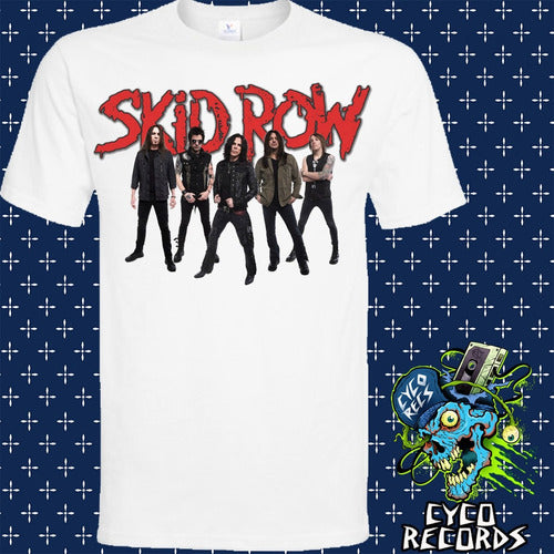 Skid Row - Blanca - Polera