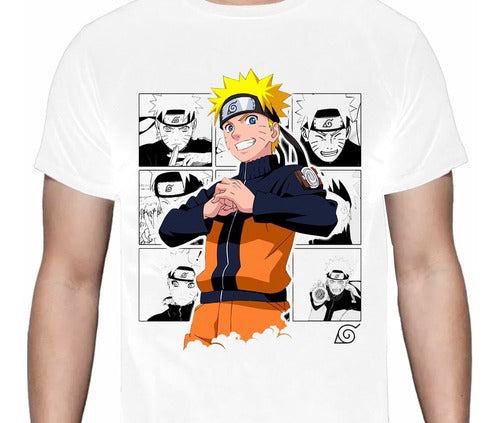 Naruto - Naruto Uzumaki Shippuden Collage - Polera